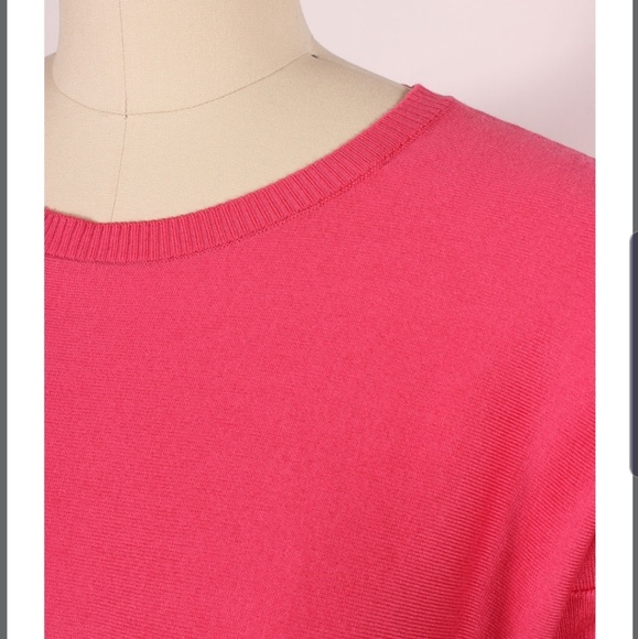 Eileen Fisher Tencel Lyocell Sweater in Cherry Lan - Picture 4 of 8